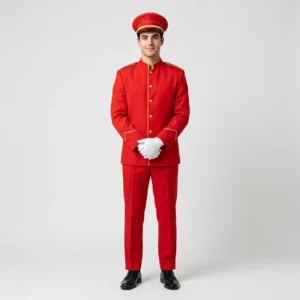 Bellboy Uniform manufactured by MRG Uniforms in the UAE