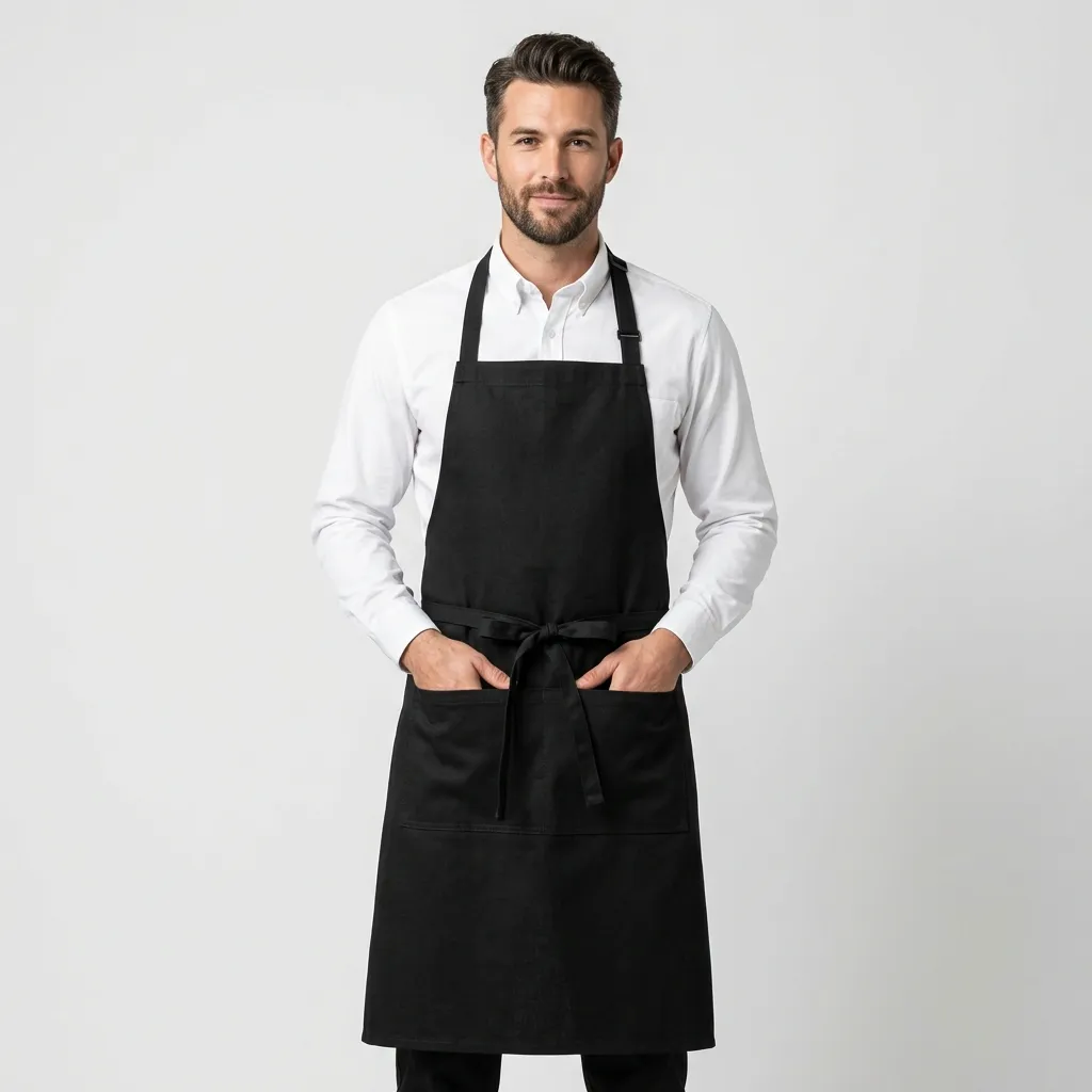 Bib Apron manufactured by MRG Uniforms in the UAE