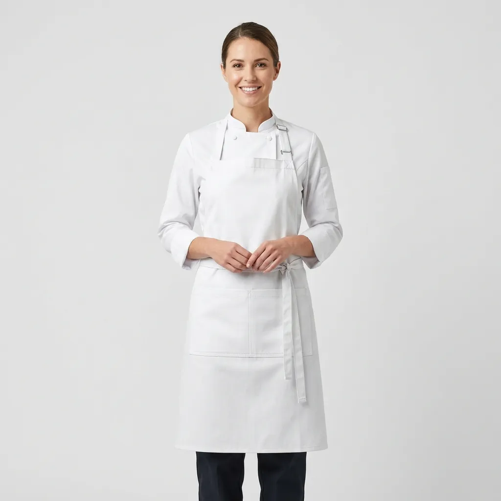 Chef apron manufactured for UAE restaurants and hotels