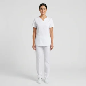 Clinic Reception Uniform manufactured by MRG Uniforms in the UAE