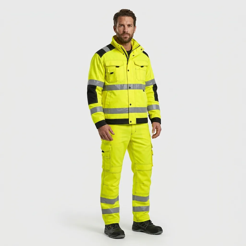 Construction workwear manufactured for UAE site teams