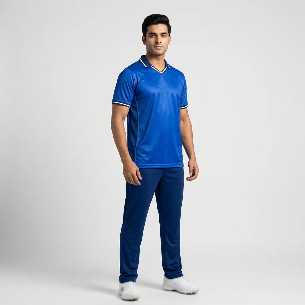 Custom sublimated cricket jersey made by MRG Uniforms