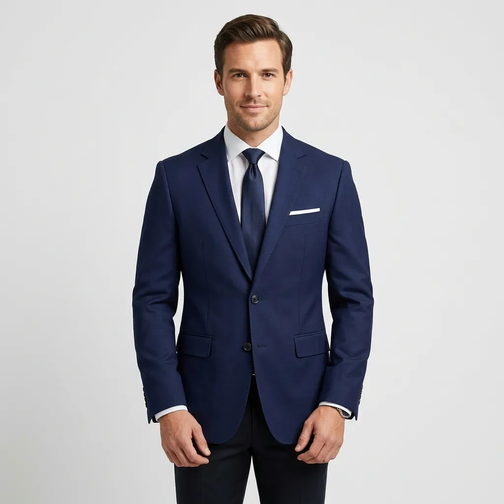 Executive blazer manufactured for UAE corporate uniforms