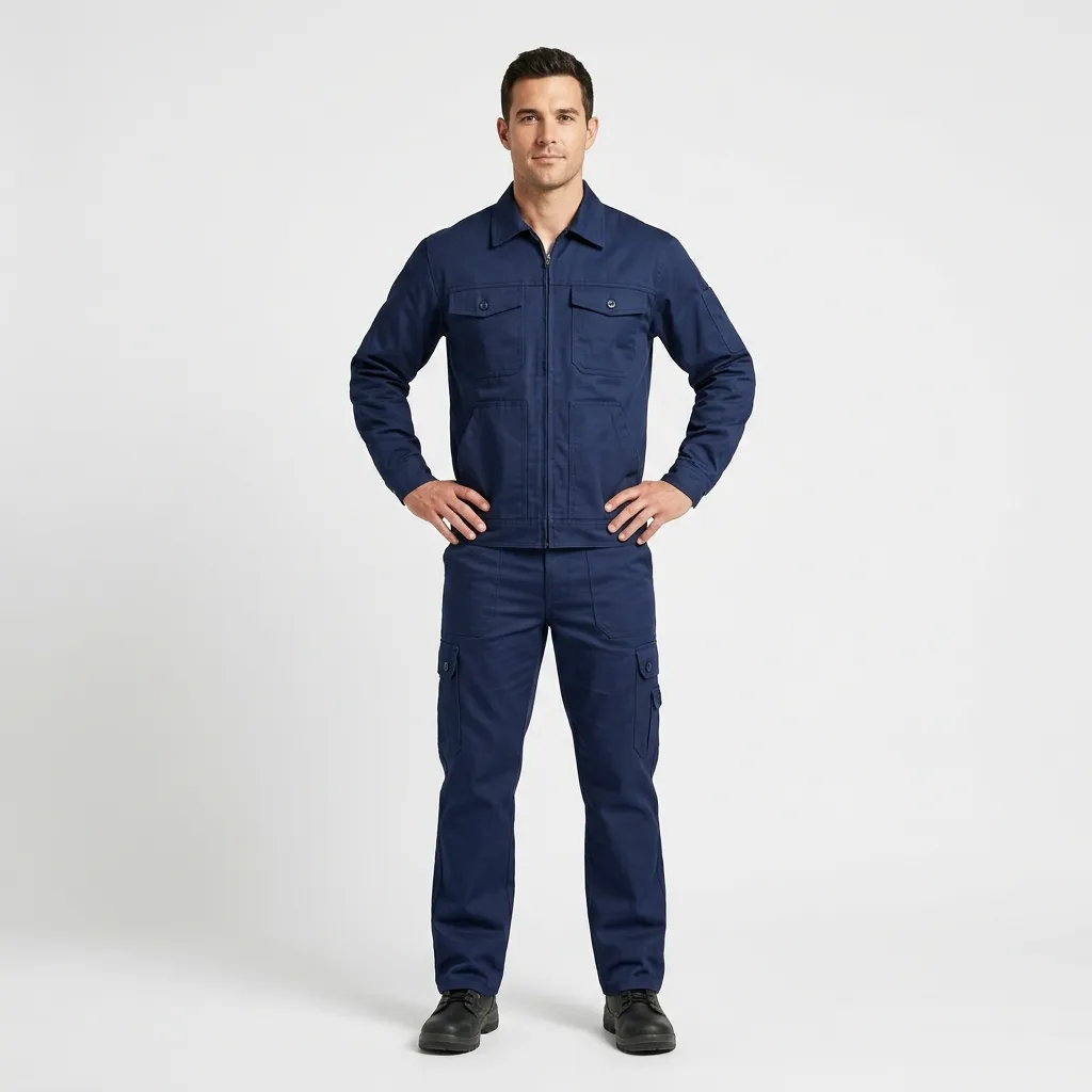 Factory Worker Uniform manufactured by MRG Uniforms in the UAE