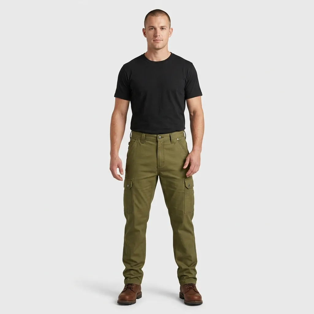 Industrial cargo work pants made by MRG Uniforms
