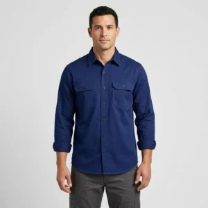 Industrial Work Shirt manufactured by MRG Uniforms in the UAE