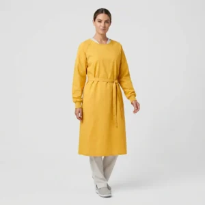 Isolation Gown manufactured by MRG Uniforms in the UAE