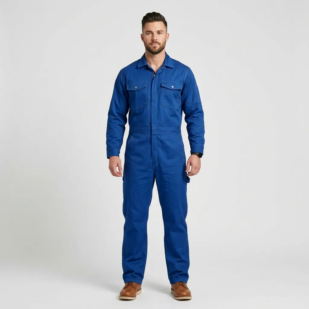 Mechanic Uniform manufactured by MRG Uniforms in the UAE