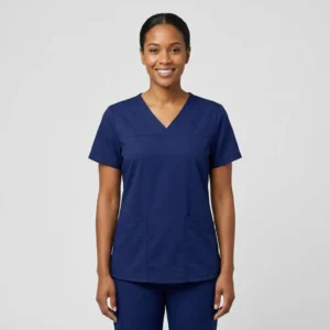 Medical Scrub Top manufactured by MRG Uniforms in the UAE
