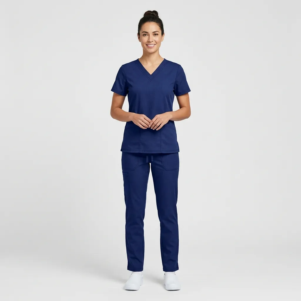 Medical Scrub Uniform Set manufactured by MRG Uniforms in the UAE