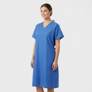 Patient Gown manufactured by MRG Uniforms in the UAE