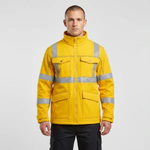 Safety Work Jacket manufactured by MRG Uniforms in the UAE