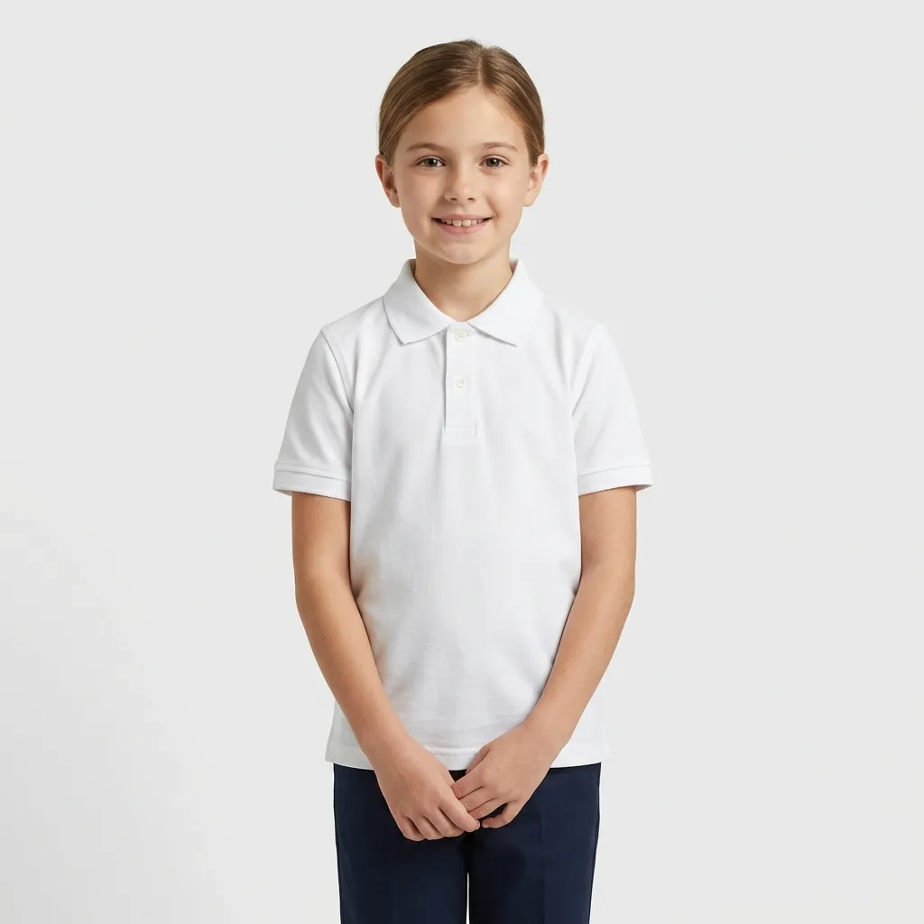 School Uniform Polo Shirt manufactured by MRG Uniforms in the UAE