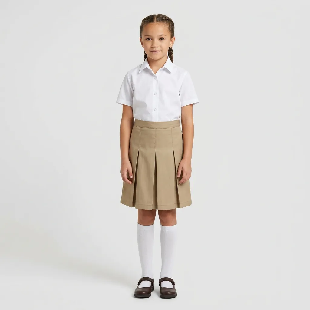 School Uniform Skirt manufactured by MRG Uniforms in the UAE