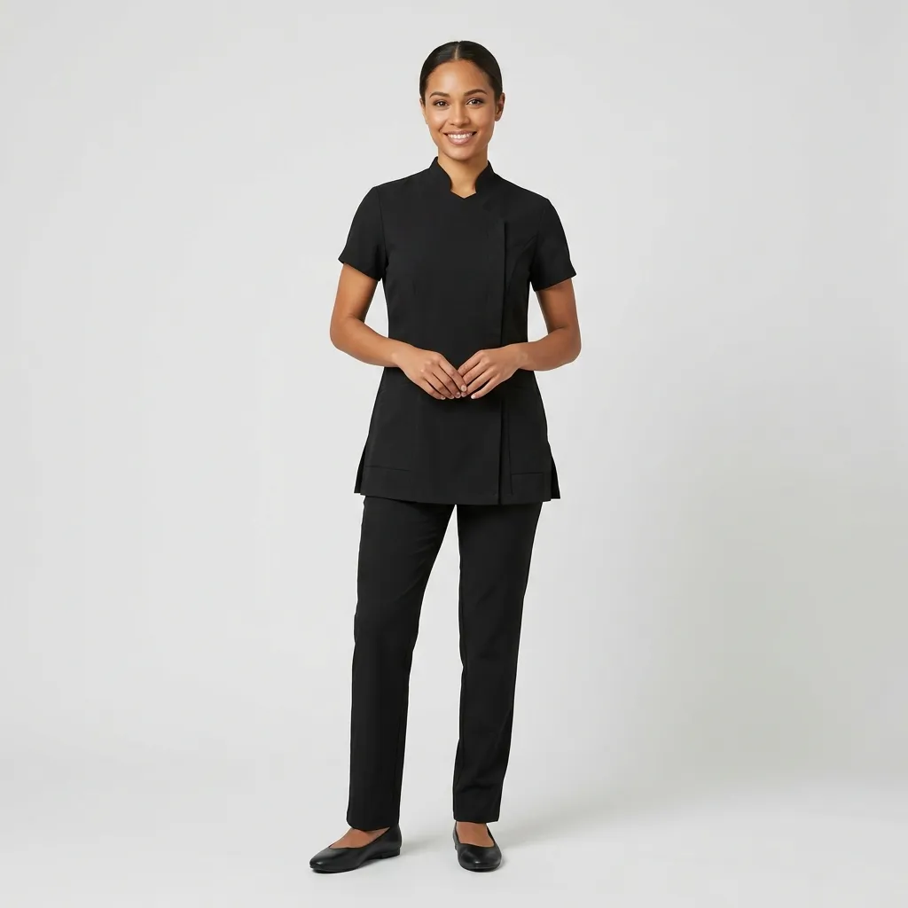 Spa Therapist Uniform manufactured by MRG Uniforms in the UAE